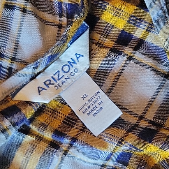 Arizona plaid shirt NWT - Picture 3 of 3